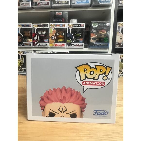 VAULTED EXC LE GLOW CHASE Ryomen Sukuna Funko Pop #1118 Jujutsu Kaisen Galactic - Picture 5 of 6